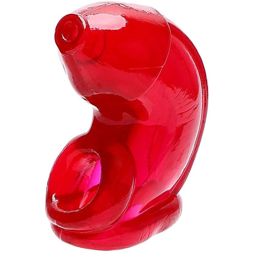 Klec Na Penis Cudnosti Silikonová Lahoda Červená