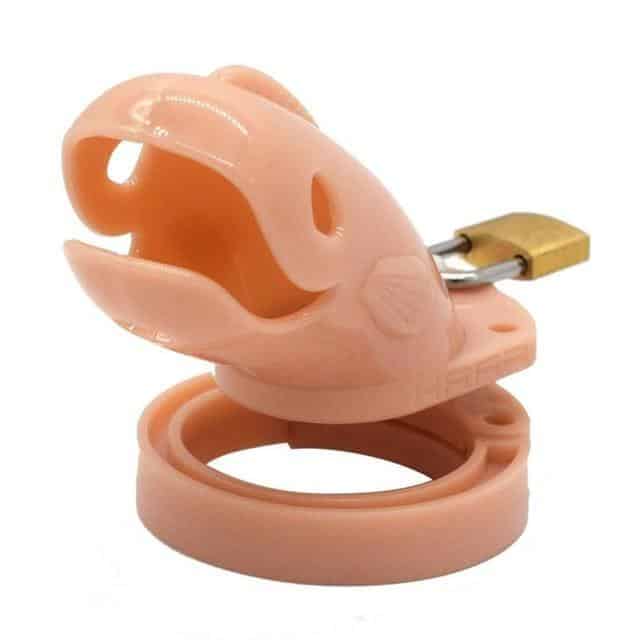 Klec Na Penis Plastová Cudnosti Ryba Růžová