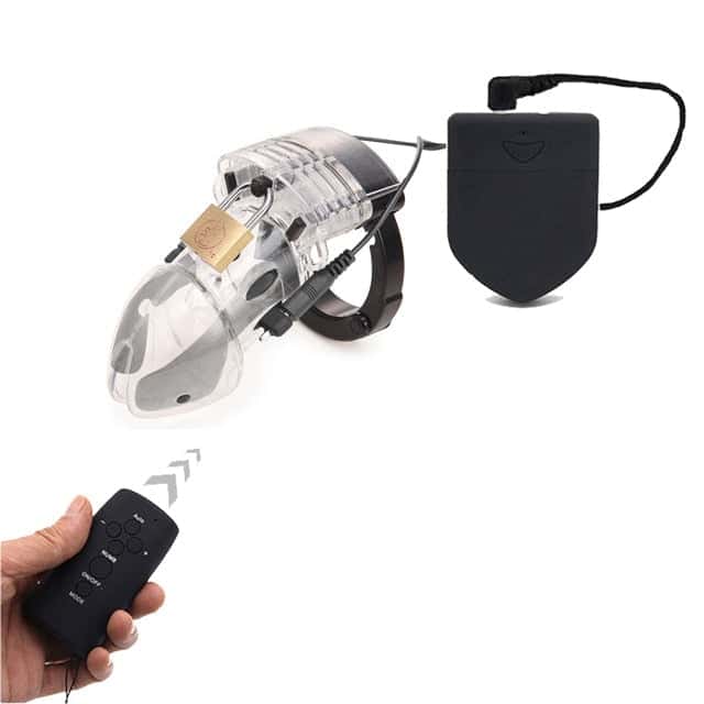 Klec Na Penis Plastová Cudnosti Elektrická Gb 6000